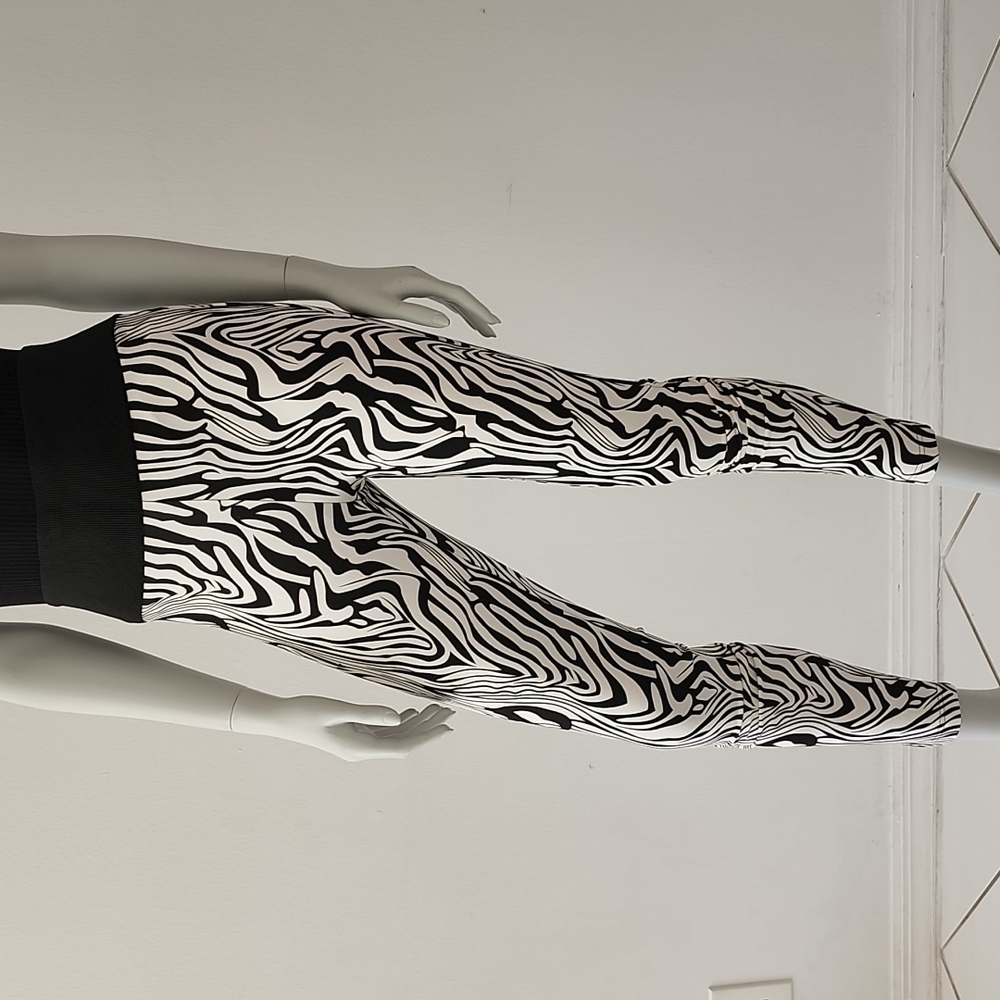 Zebra Print Legging LA BIJOU Sizes Small, Medium  and Large